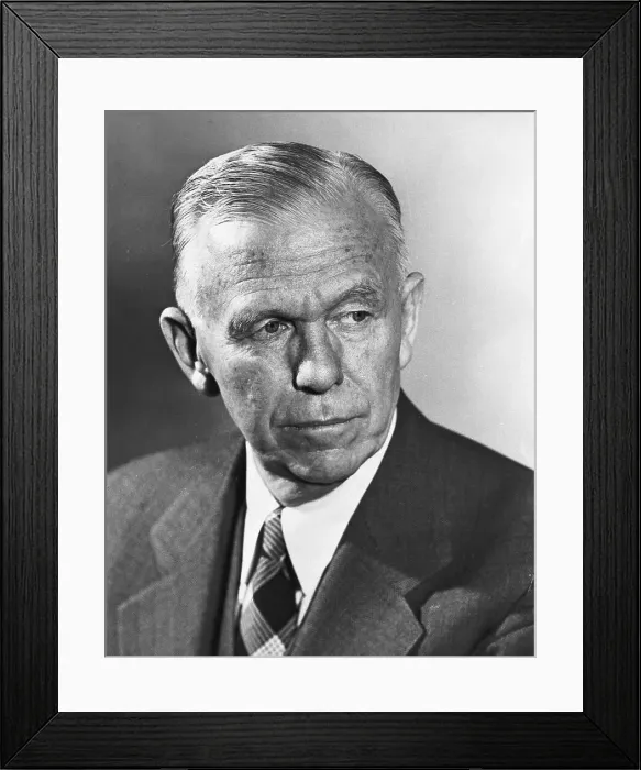 Framed Print : Red Cross President George C. Marshall Framed Print : Red Cross President George C. Marshall