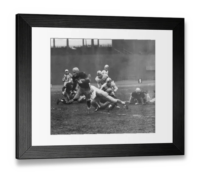 Framed Print : New York Bulldogs and Pittsburgh Steelers Football Game Framed Print : New York Bulldogs and Pittsburgh Steelers Football Game