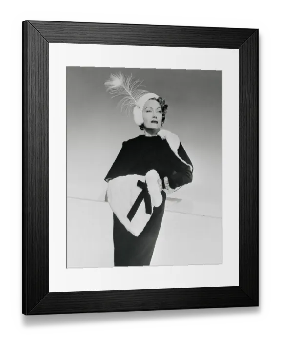 Framed Print : Gloria Swanson Modeling Her Sunset Bouvelard Clothes