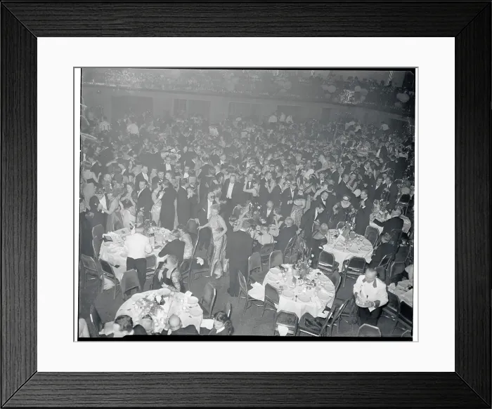 Framed Print : New York Society Attending Masked Ball Framed Print : New York Society Attending Masked Ball