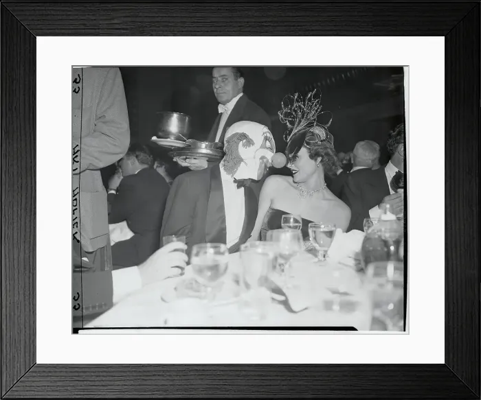 Framed Print : Oleg Cassini in Costume with His Wife Framed Print : Oleg Cassini in Costume with His Wife