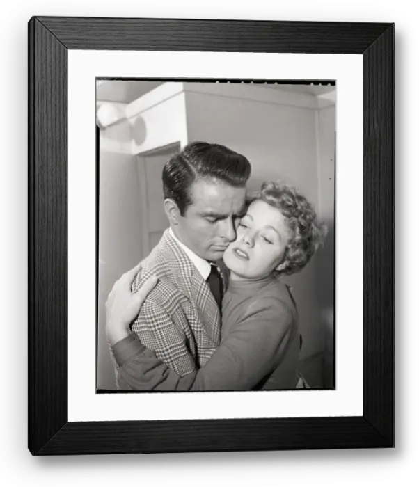 Framed Print : Shelley Winters And Montgomery Clift Framed Print : Shelley Winters And Montgomery Clift
