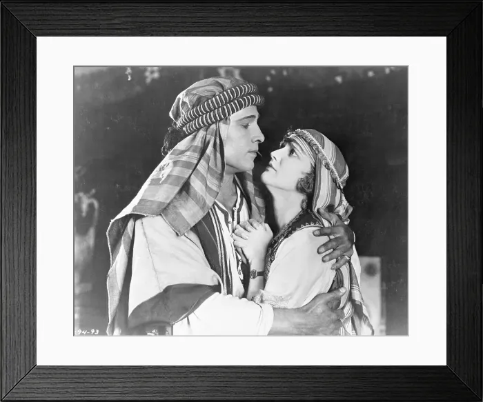 Framed Print : Portrait of Agnes Ayers and Rudolph Valentino Framed Print : Portrait of Agnes Ayers and Rudolph Valentino