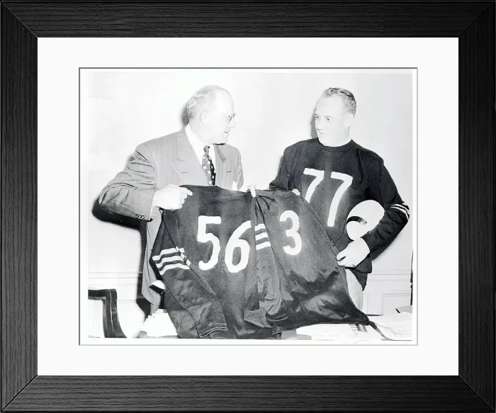 Framed Print : Chicago Bear's Retiring Famed Jersey Numbers Framed Print : Chicago Bear's Retiring Famed Jersey Numbers