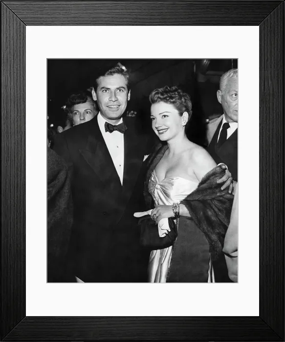 Framed Print : Anne Baxter and John Hodiak Attending Premiere Framed Print : Anne Baxter and John Hodiak Attending Premiere