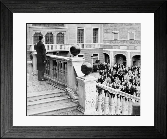 Framed Print : Prince Ranier II Accepting his Homage Framed Print : Prince Ranier II Accepting his Homage