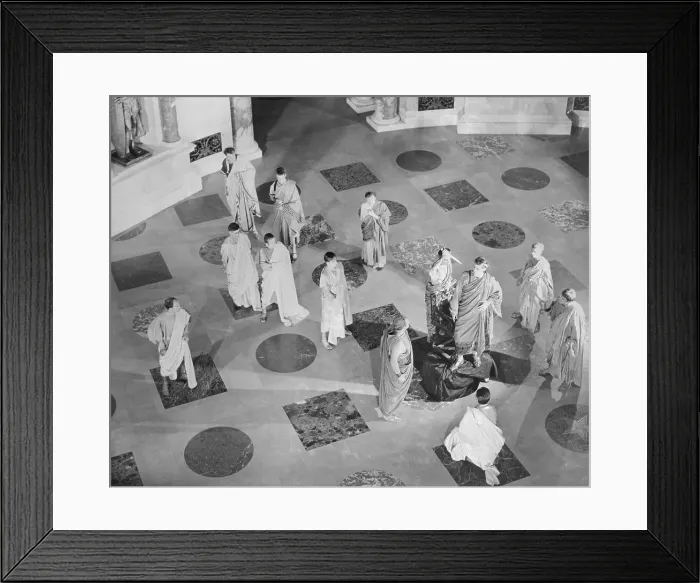 Framed Print : Assassination Scene From Julius Caesar Framed Print : Assassination Scene From Julius Caesar