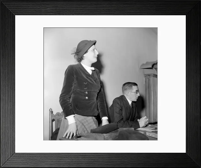 Framed Print : Director Leni Riefenstahl Framed Print : Director Leni Riefenstahl