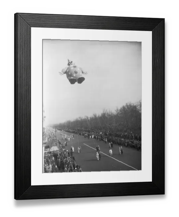 Framed Print : Clown Balloon in Macy's Thanksgiving Parade Framed Print : Clown Balloon in Macy's Thanksgiving Parade
