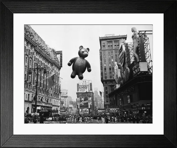 Framed Print : Teddy Bear Balloon in Macy's Parade Framed Print : Teddy Bear Balloon in Macy's Parade