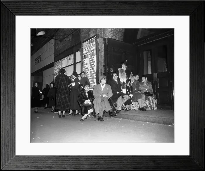 Framed Print : Metropolitan Opera House; People On Line Framed Print : Metropolitan Opera House; People On Line