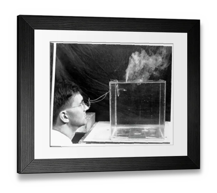Framed Print : Conducting Ultrasonic Sound Experiment Framed Print : Conducting Ultrasonic Sound Experiment