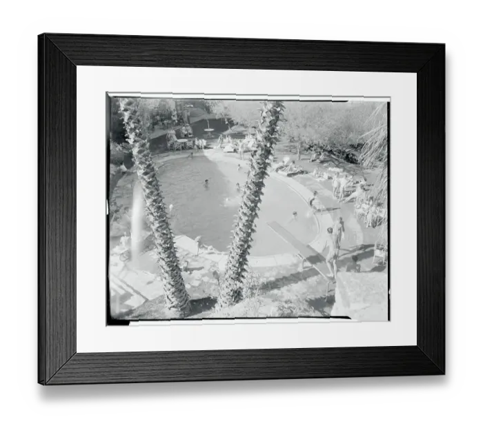 Framed Print : Palm Springs Tennis Club Framed Print : Palm Springs Tennis Club