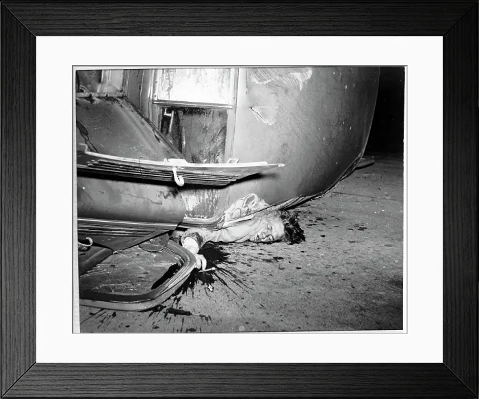 Framed Print : Deadly Truck Accident Framed Print : Deadly Truck Accident