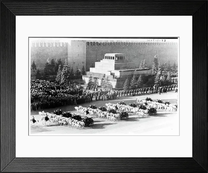 Framed Print : Parade Celebrating the 32nd Anniversary of the Bolshevik Revolution Framed Print : Parade Celebrating the 32nd Anniversary of the Bolshevik Revolution