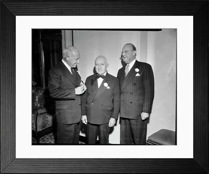 Framed Print : Cecil B DeMille, Adolph Zukor, and Jesse Lasky at Awards Dinner Framed Print : Cecil B DeMille, Adolph Zukor, and Jesse Lasky at Awards Dinner
