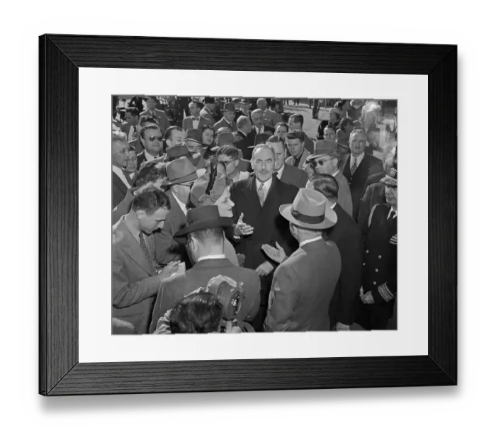 Framed Print : Dean Acheson Conversing with Wife and President Truman Framed Print : Dean Acheson Conversing with Wife and President Truman