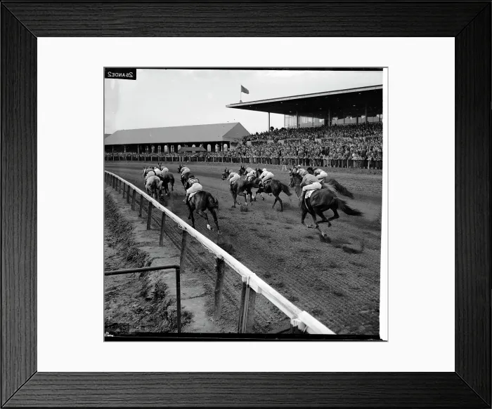 Framed Print : Fourth Race at the Empire City Meet Framed Print : Fourth Race at the Empire City Meet