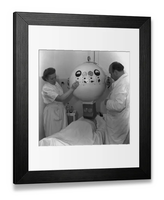 Framed Print : A German Doctor Uses Atomic Energy for Cancer Treatment Framed Print : A German Doctor Uses Atomic Energy for Cancer Treatment