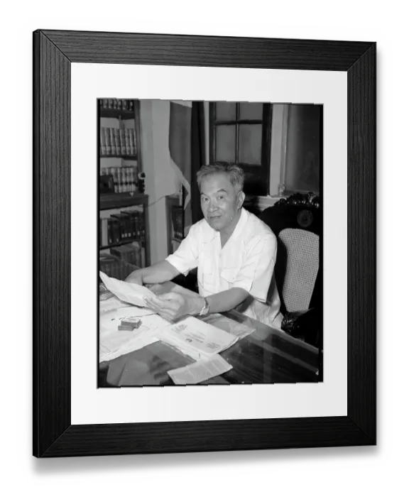 Framed Print : Nacionalista Party Candidate Jose Laurel Framed Print : Nacionalista Party Candidate Jose Laurel