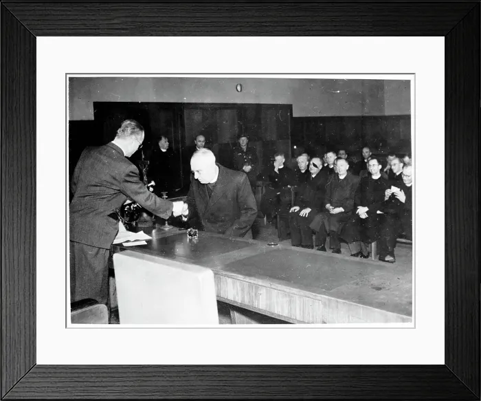 Framed Print : Catholic Priests Pardoned by Czechoslovakian President Framed Print : Catholic Priests Pardoned by Czechoslovakian President
