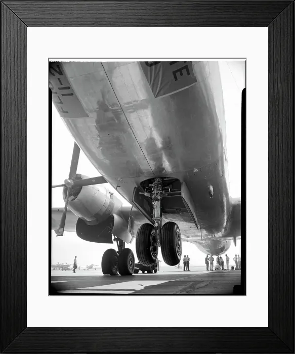 Framed Print : Huge Wheels of Military Transport Plane
