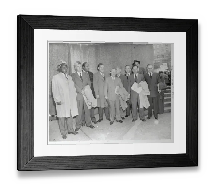 Framed Print : Portrait of Board of Communist Members Framed Print : Portrait of Board of Communist Members
