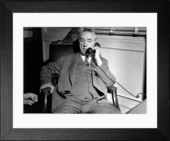 Framed Print : Defeated Mayor James M. Curley