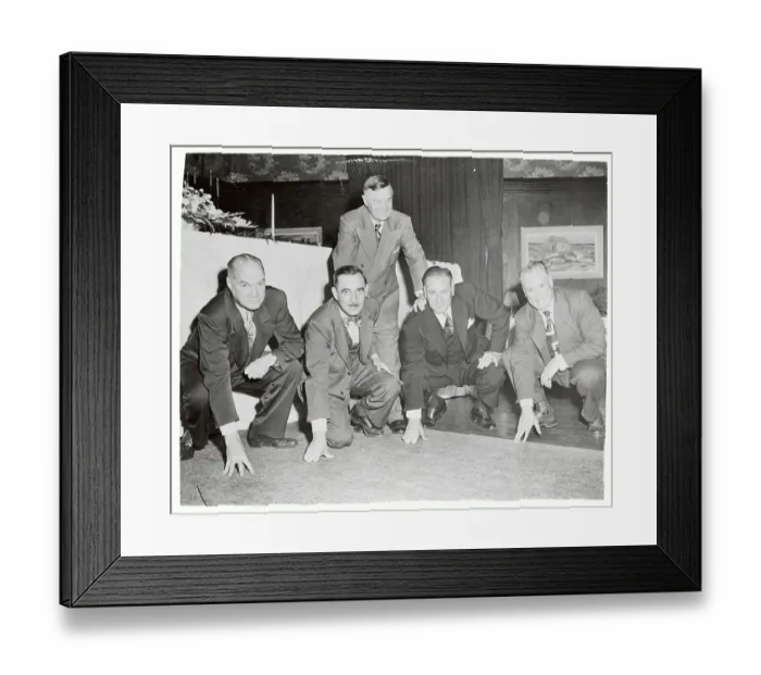 Framed Print : University of Illinois Coach and Team Framed Print : University of Illinois Coach and Team