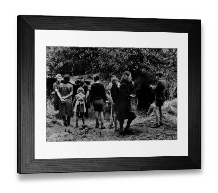 Framed Print : East German Refugees Framed Print : East German Refugees