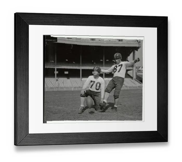 Framed Print : Harvey Johnson and Bob Kennedy