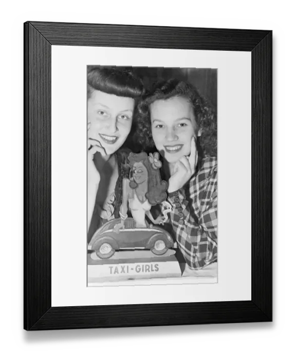 Framed Print : Female Taxi Dancers Premier in Germany Framed Print : Female Taxi Dancers Premier in Germany