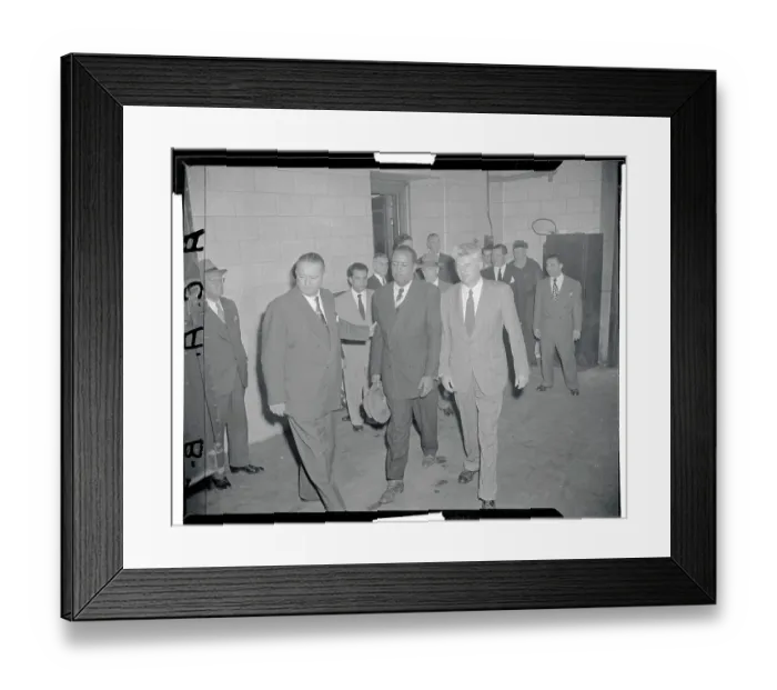Framed Print : Benjamin Davis Jr. and Eugene Davis After Sentencing Framed Print : Benjamin Davis Jr. and Eugene Davis After Sentencing