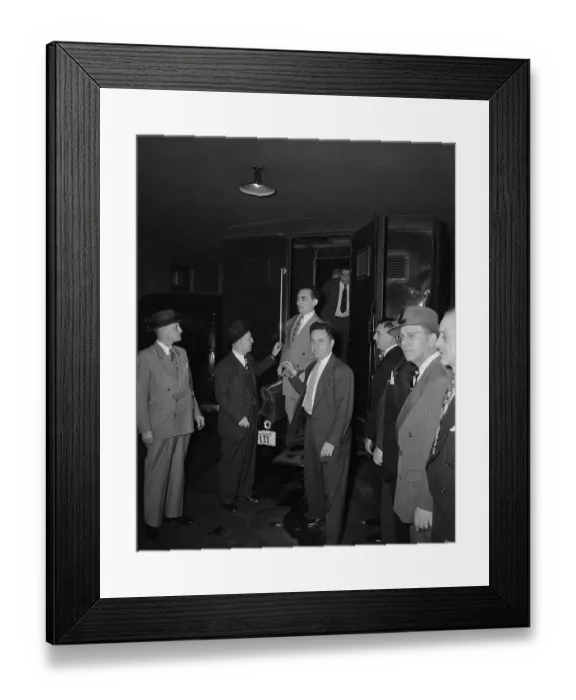 Framed Print : John Gates, Gilbert Green and Robert Thompson Arrive Framed Print : John Gates, Gilbert Green and Robert Thompson Arrive