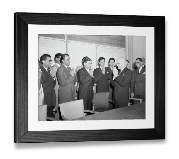 Framed Print : Prime Minister Nerhu At United Nations Framed Print : Prime Minister Nerhu At United Nations