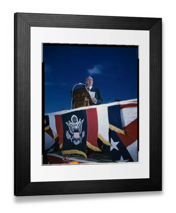 Framed Print : Philip Murray Speaking at Podium Framed Print : Philip Murray Speaking at Podium
