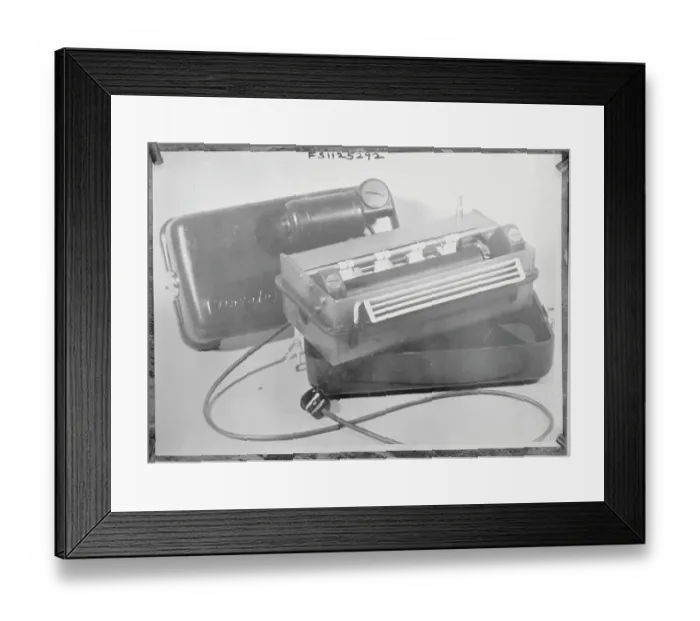 Framed Print : Display of Early Photostat Machine Framed Print : Display of Early Photostat Machine