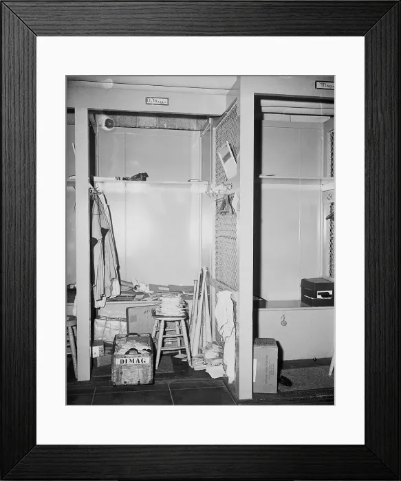 Framed Print : Joe DiMaggio's Locker Framed Print : Joe DiMaggio's Locker