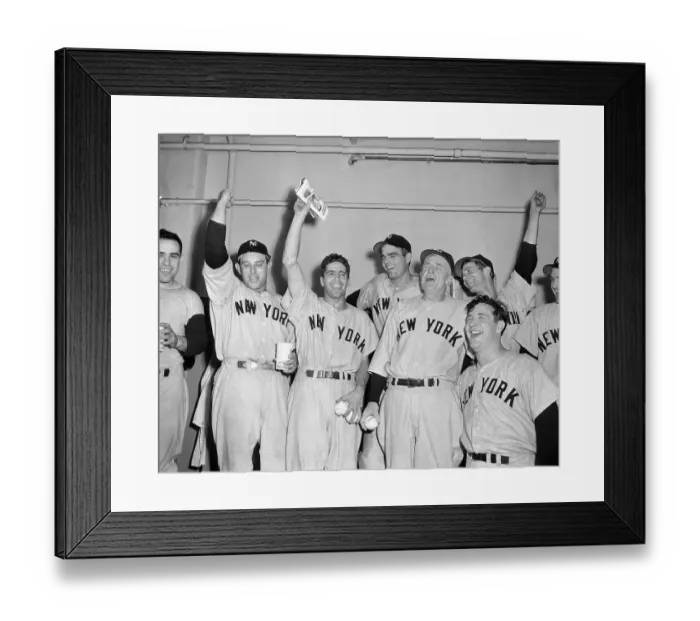 Framed Print : New York Yankees Rejoicing After World Series Win Framed Print : New York Yankees Rejoicing After World Series Win