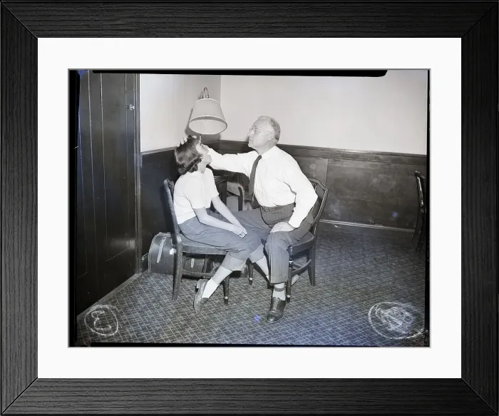 Framed Print : Check Up. Despite being on vacation, Dr. Elmer S Framed Print : Check Up. Despite being on vacation, Dr. Elmer S