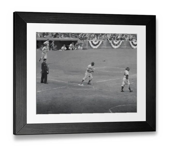Framed Print : Fumbling Action During Dodger Game