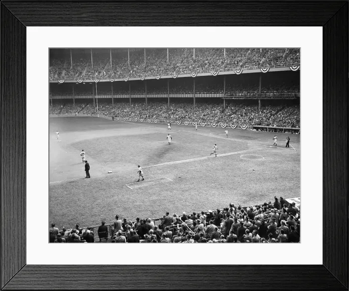 Framed Print : Dodger Players in Action Framed Print : Dodger Players in Action