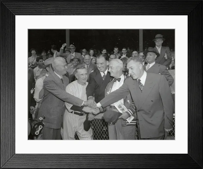 Framed Print : World Series Promoters Joining Hands