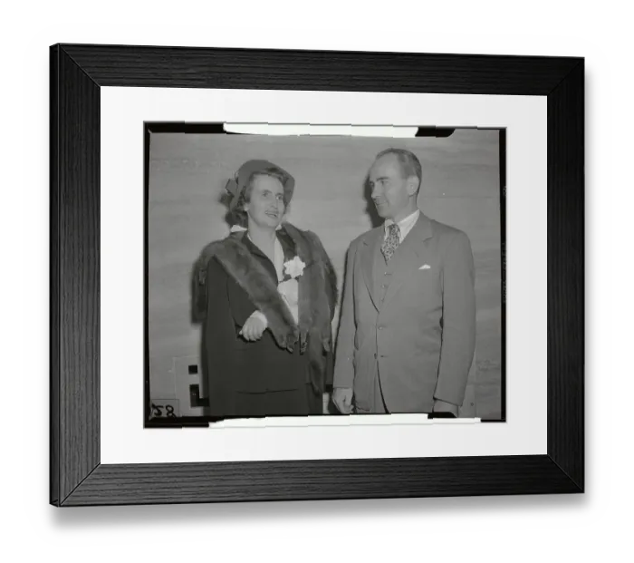Framed Print : Portrait of Judge Burnita Matthews and her Brother Edwin Shelton Framed Print : Portrait of Judge Burnita Matthews and her Brother Edwin Shelton