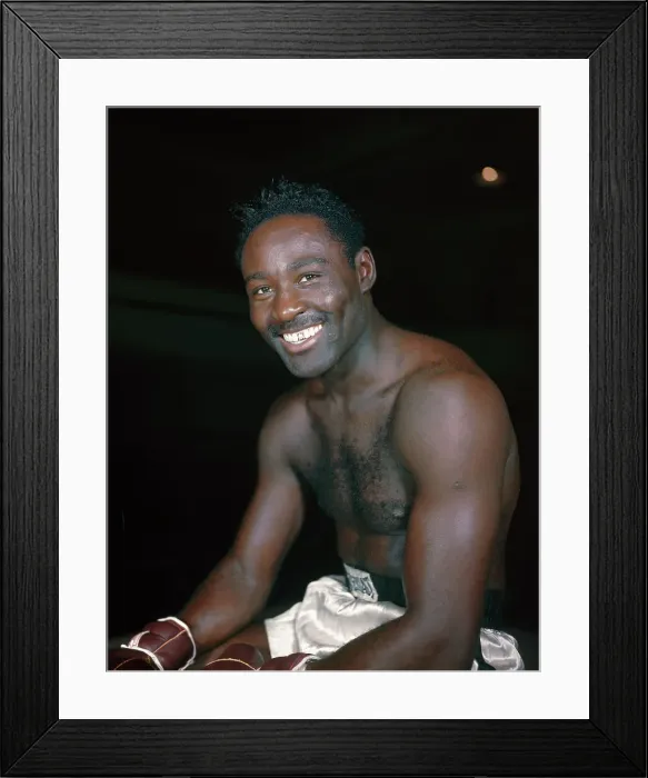 Framed Print : Portrait of Boxer Ezzard Charles