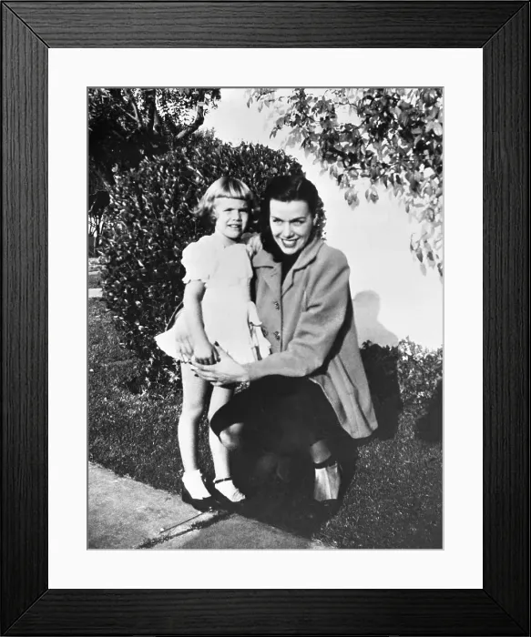 Framed Print : Jean Spangler and Her Daughter Framed Print : Jean Spangler and Her Daughter