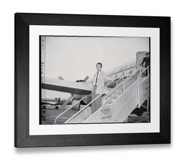 Framed Print : Montgomery Clift Upon Return From Berlin