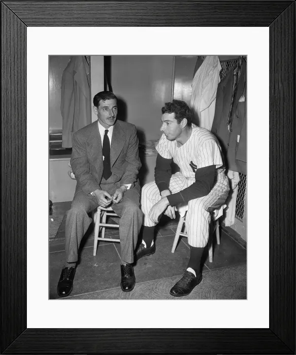 Framed Print : Portrait of Tom and Joe DiMaggio Framed Print : Portrait of Tom and Joe DiMaggio