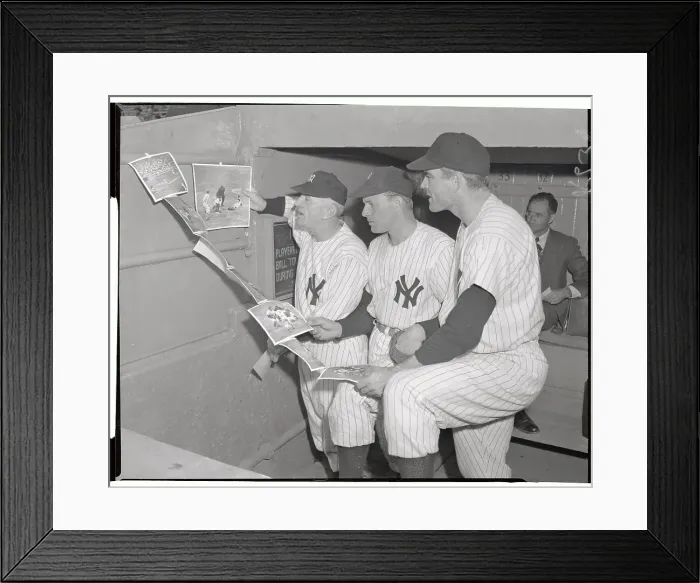 Framed Print : Stengel, Houk, and Mapes Looking Over Pictures Framed Print : Stengel, Houk, and Mapes Looking Over Pictures