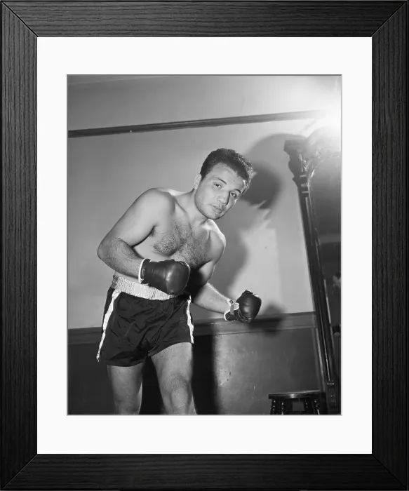 Framed Print : Jake La Motta In Traing Framed Print : Jake La Motta In Traing